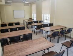 Sala szkoleniowa TEB w Rzeszowie, widok z tyłu sali