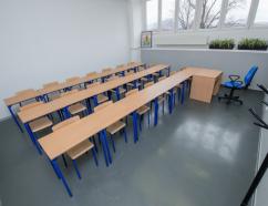 Sala szkoleniowa znajdująca się w Wałbrzychu przy ulicy Słowackiego przeznaczona dla przeprowadzania szkoleń dla maksymalnie 22 osób