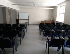 Sala szkoleniowa znajdująca się w budynku WSB w Gdańsku przy al. Grunwaldzkiej